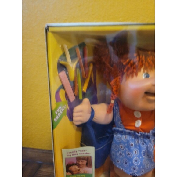 Vintage CABBAGE PATCH KIDS Collectors Doll SnackTime Kid Tiffanie Britt NIB HTF - Picture 7 of 11